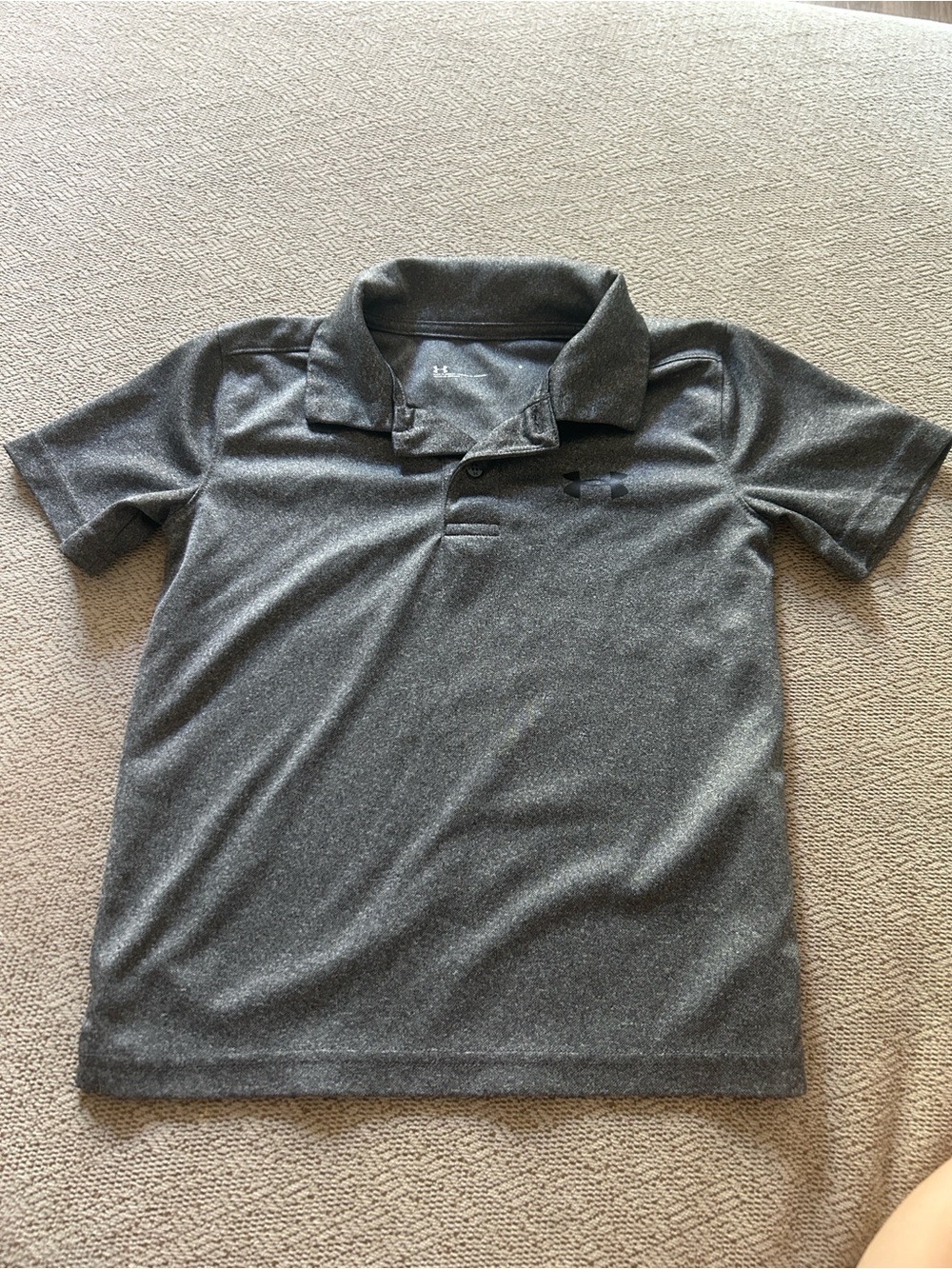 Under Armour Boys' Gray Polo Shirt